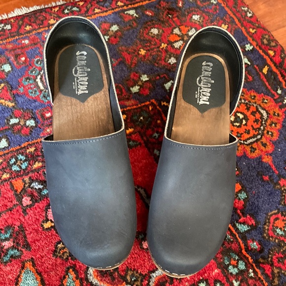 Sandgrens Brett Mid Heel Clogs 41 - Picture 2 of 11